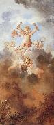Jean-Honore Fragonard Love Triumphant painting
